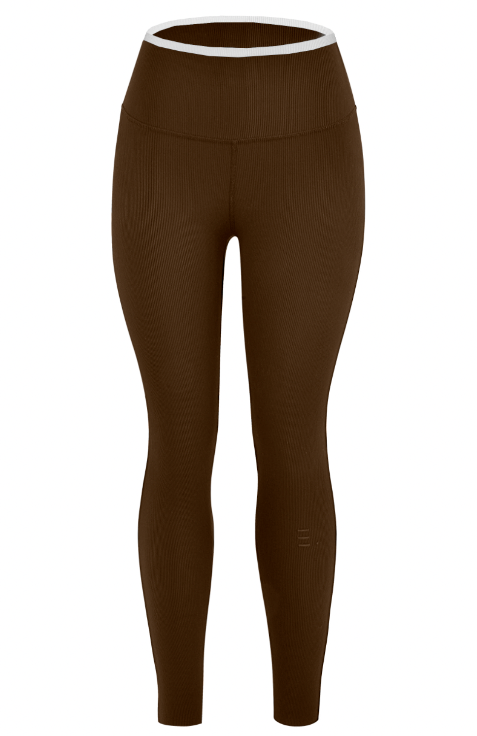 Basic Ribbed Legging - Brown